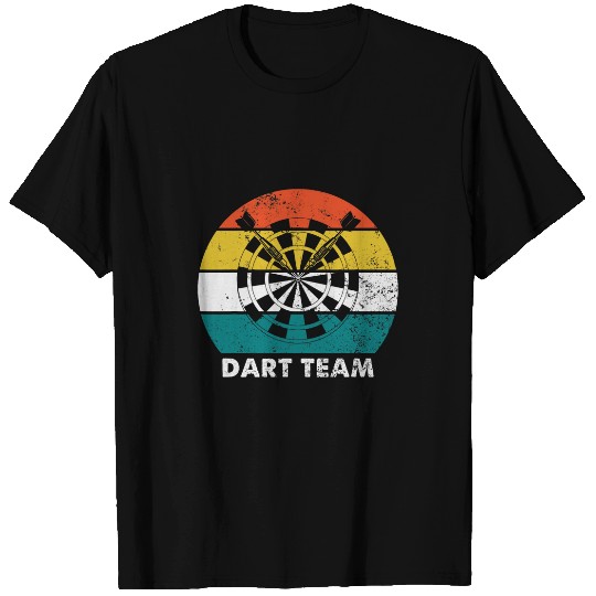 Dart Team Funny Retro vintages Style Dart Lover Player Coach T-Shirts