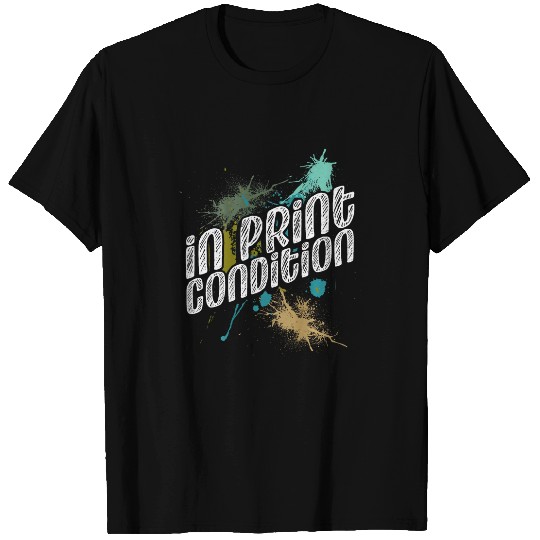 In Print Condition Art Teacher Art Backprint Artist T-Shirts