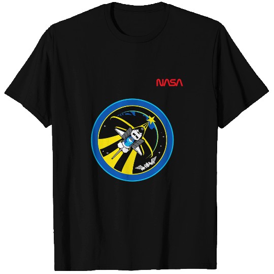 Lacrosse Gift NASA Space Shuttle STS 131 Mission Crew Worm Logo T-Shirts