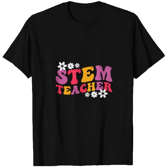 STEM Teacher Groovy Science Technology Engineering Math 21 T-Shirts