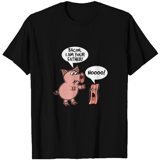 Smoked Salted Bacon Funny Father Pig Quote NonVegetarian T-Shirts