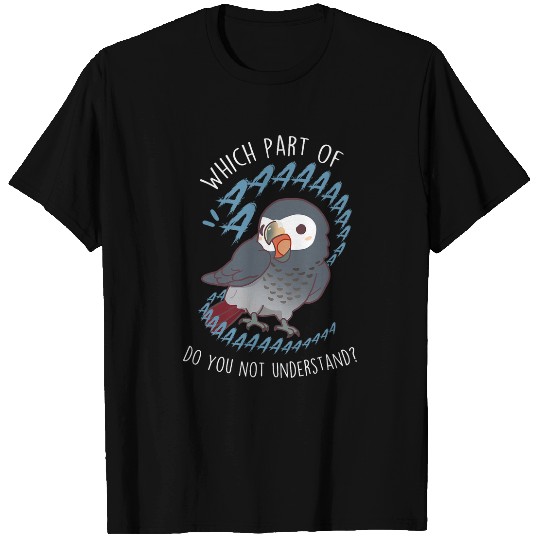 Timneh African Grey Parrot Aaa Funny Cute Pet Gray Bird TAG T-Shirts