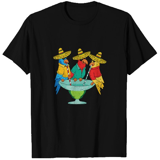 Parrot Cinco De Mayo Funny Drinking Tequila Mexican Fiesta 3 T-Shirts