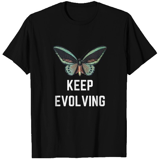Keep Evolving Butterfly Metamorphosis Cute Insect Bugs Sweet T-Shirts