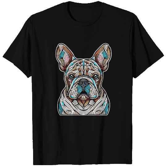 French Bulldog Frenchie Abstract T-Shirts