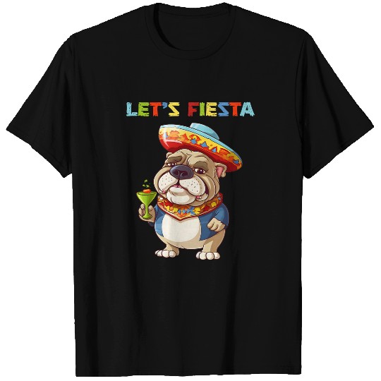 Cinco de Fiesta Cinco De Mayo Bulldog Tequila Cinco De Party T-Shirts