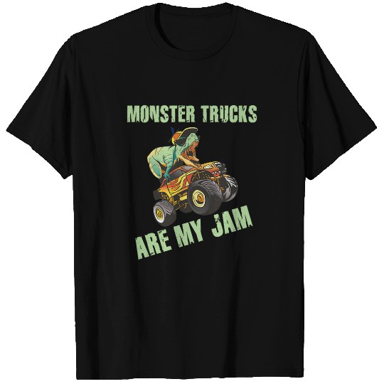 Monster Trucks Are My Jam vintages Retro 215 T-Shirts