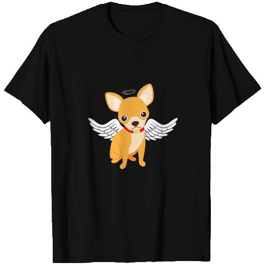 Chihuahua Angel Wings Remembering Chihuahua Passed Away T-Shirts