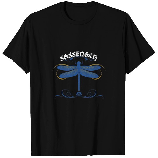 Outlander Dragonfly Sassenach Sign Gaelic Highlands T-Shirts