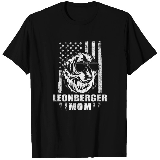 Leonberger Mom Cool vintages Retro Proud American T-Shirts