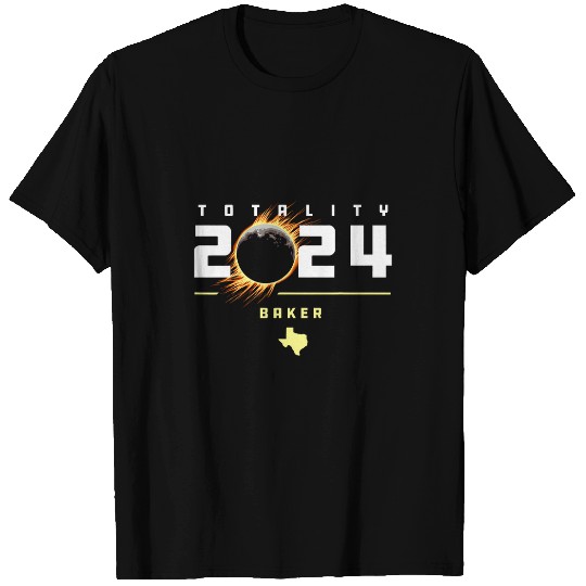 Baker Texas 2024 Total Solar Eclipse T-Shirts