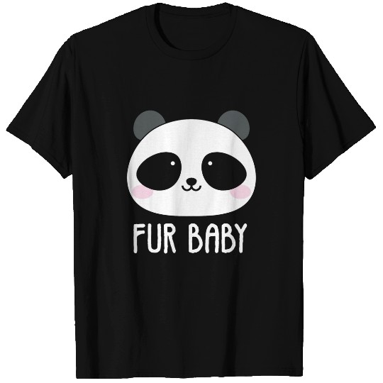 Fur Baby Panda Bear Wildlife Animal Lover Zookeeper T-Shirts
