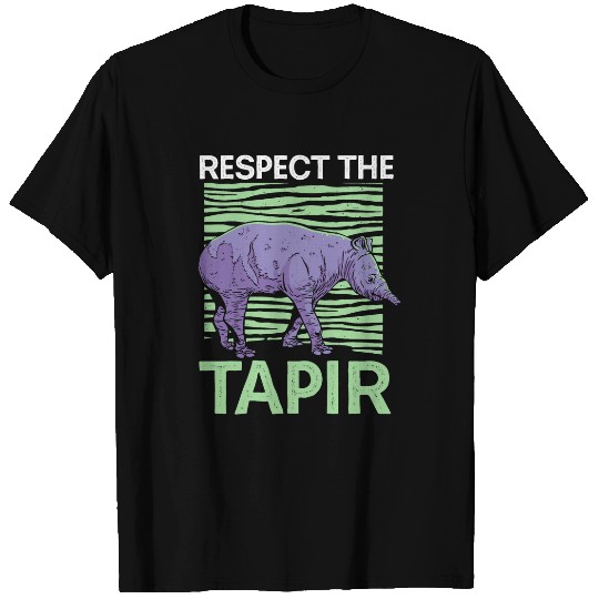 Respect The Tapir Wildlife Animal Zookeeper Tapir Lover 21 T-Shirts