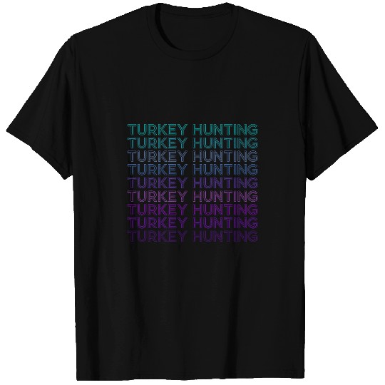 Turkey Hunting Hunter Retro T-Shirts