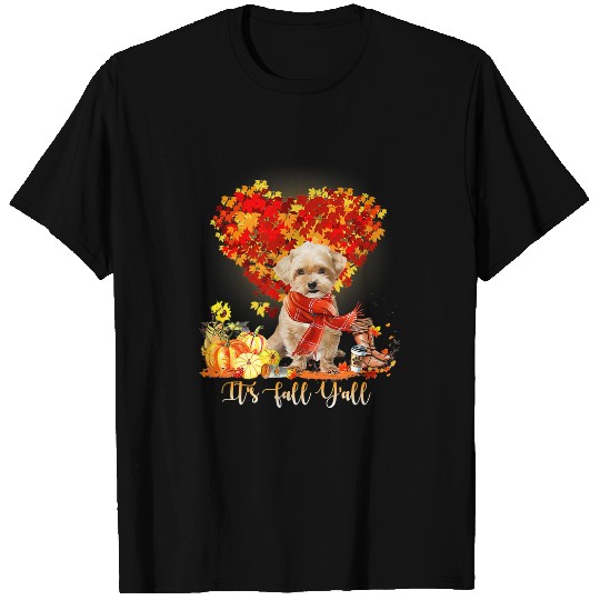 Its Fall Yall Shorkie Dog Lovers Thanksgiving Halloween 208 T-Shirts