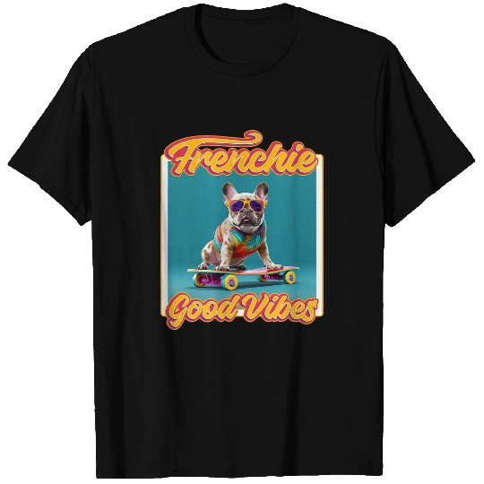 Frenchie bulldog Good V T-Shirts