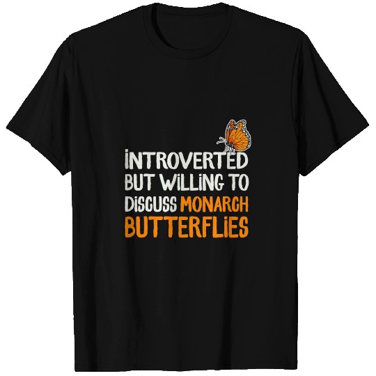 Monarch Butterfly Introverted Insect Collector Entomologist T-Shirts