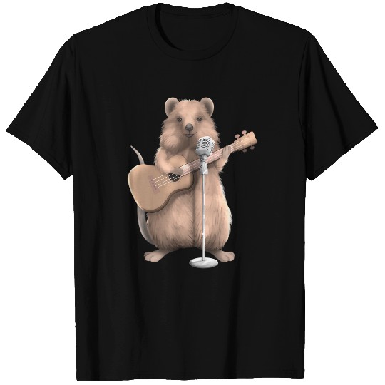 quokkas Singing Guitar Player Musician Music Guitarist Cute T-Shirts