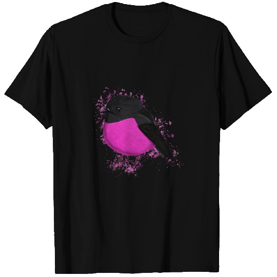 Pink Robin Bird Birder Birdlover Birdwatcher Animal T-Shirts
