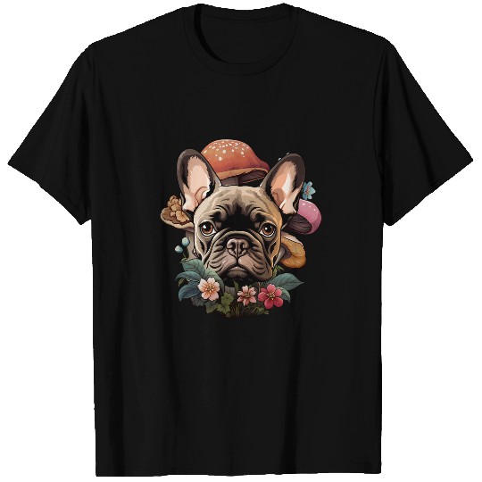 Cottagecore French Bulldog T-Shirts