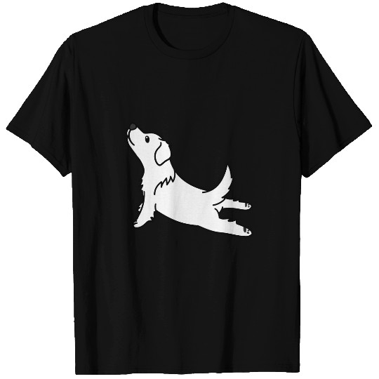 Great Pyrenees Yoga Funny Dog T-Shirts