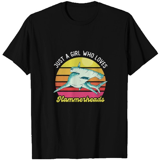 Hammerhead Shark Hammer Hear Shark Lover Sea Biologist T-Shirts