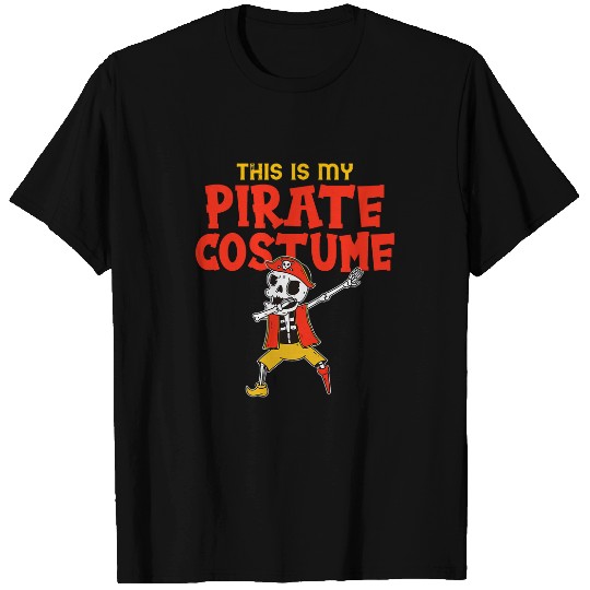 This is my Pirate Costume Men Women Kids Funny Halloween T-Shirts