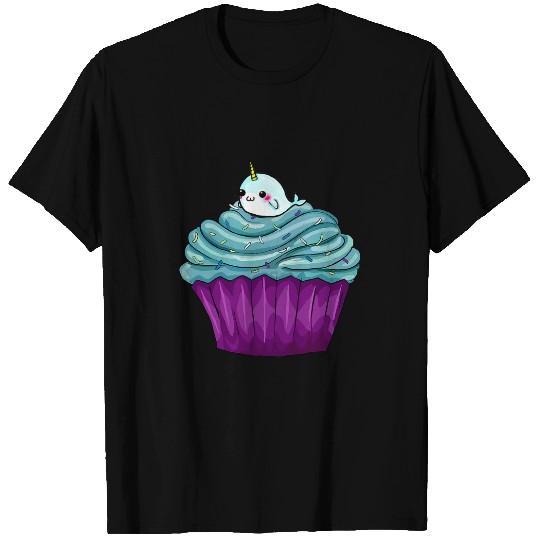Narwhal Unicorns of the Sea Cupcake Ocean T-Shirts