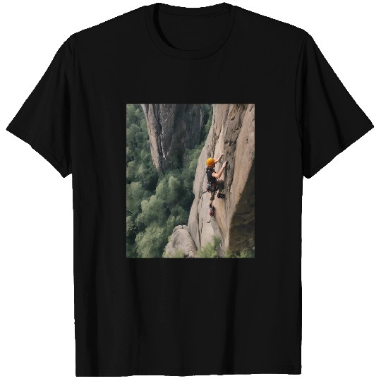 Rock Climbing Adventure Stunning Views T-Shirts