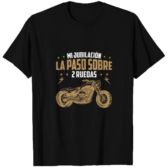 Discover Mens Motorcycle Biker Gift Motorcycle My Retirement Plan T-Shirts