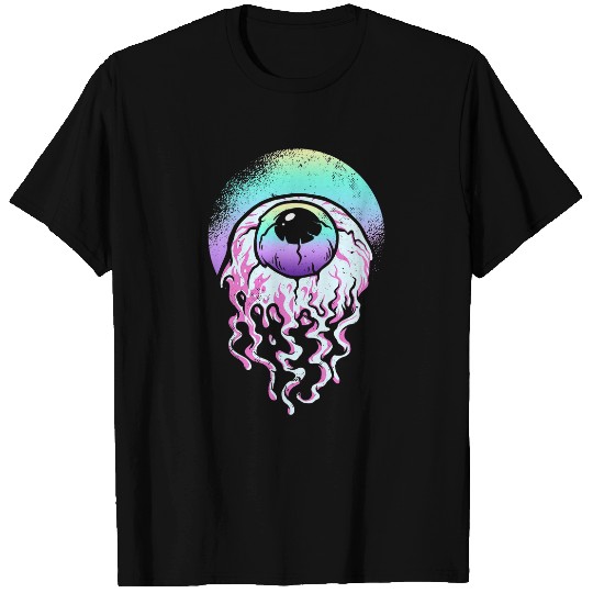 Horror Eyeball Pastel Goth Aesthetic Gothic Emo T-Shirts