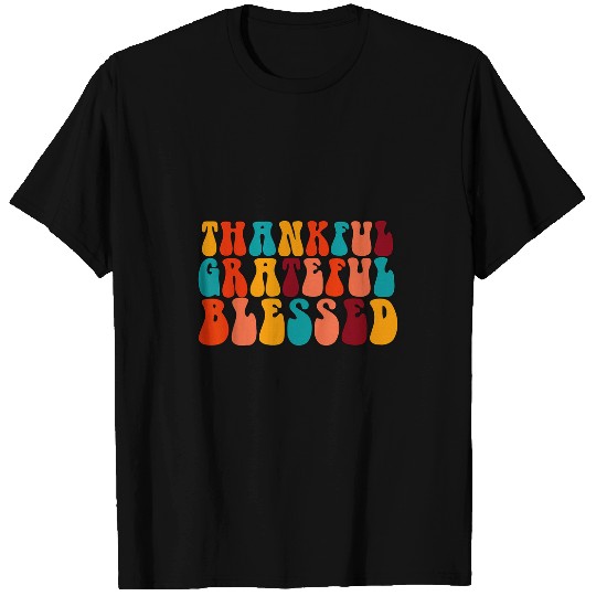Thankful Grateful Blessed Thanksgiving Autumn Fall Gifts 21 T-Shirts