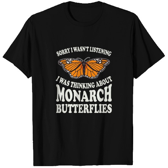 Monarch Butterfly Wings Entomology T-Shirts