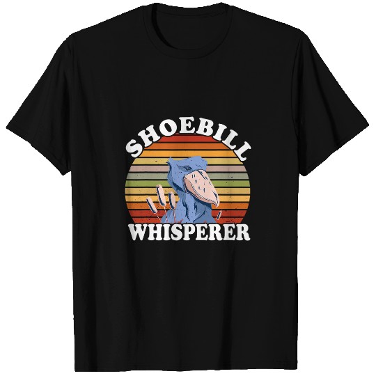 vintages Retro Shoebill Whisperer Shoebill Bird African Bird T-Shirts