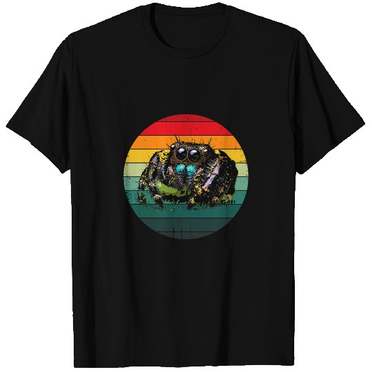 Pet Spider Mom or Dad vintages Spooder Cute Jumping Spider T-Shirts
