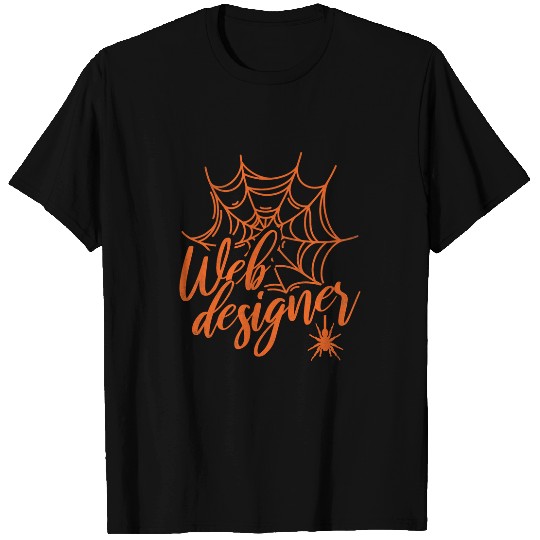 Web Designer Spider Halloween 21 T-Shirts