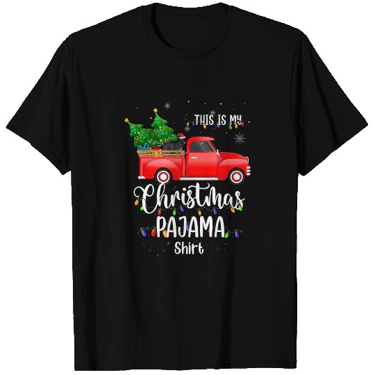 this is my christmas pajama cane corso mastiff xmass lights T-Shirts