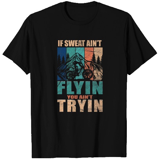 Discover Retro Mountain Bike Biker Cyclist Bicycle Rider MTB Racer T-Shirts