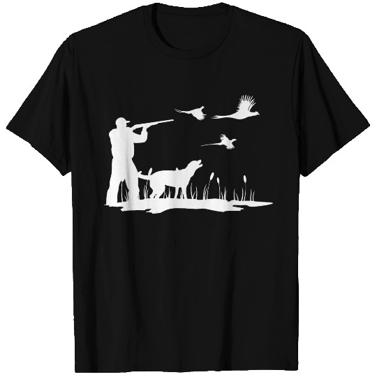 vintages Labrador Pheasant Hunting   2Bird Hunter T-Shirts