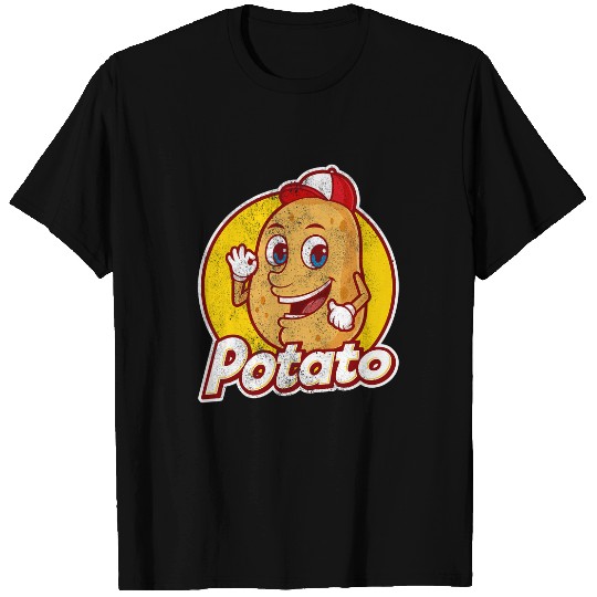 Potato Guy Potato Lover Vegetarian Vegan Potato Fanatic T-Shirts