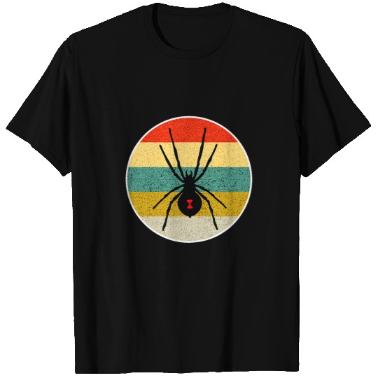Womens Black Widow Spider Vintage T-Shirts