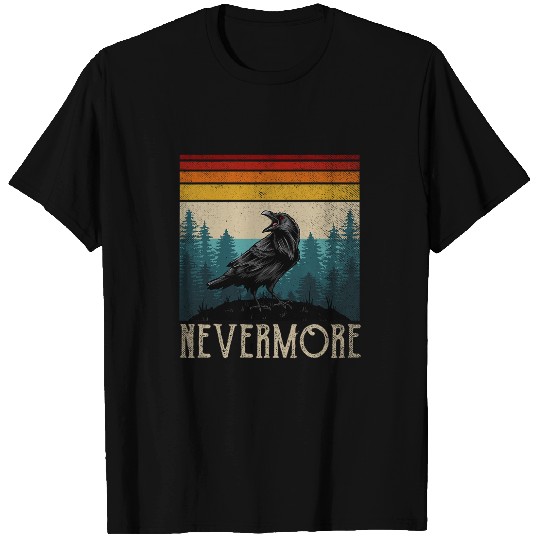 vintages Retro Nevermore Outfit The Raven Edgar Allan Poe T-Shirts