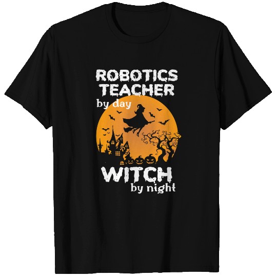 Womens Funny Women School Robotics Teacher Halloween Costume T-Shirts