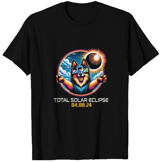 Schipperke Dog Selfie Solar Eclipse T-Shirts
