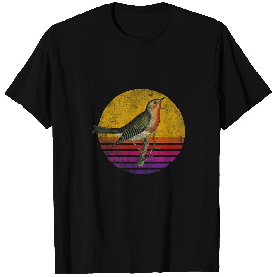 vintages Retro American Robin Bird T-Shirts