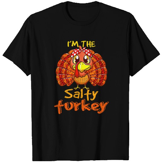 Salty Turkey Matching Family Group Thanksgiving Pajama T-Shirts