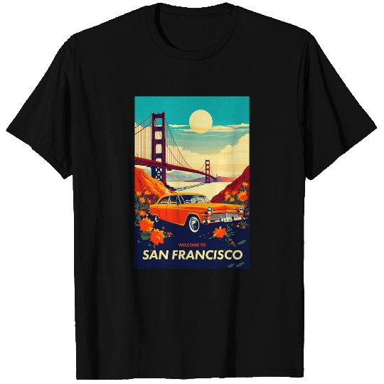 San Francisco vintages Travel Design T-Shirts