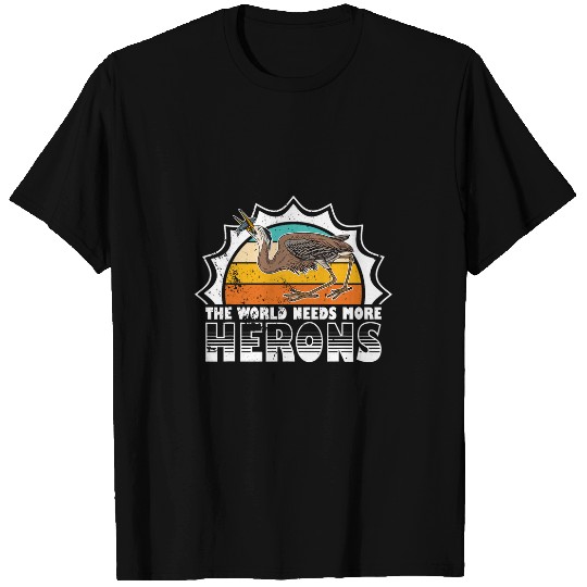 Discover Heron water wildlife birdwatching birder biologist binocular 9 T-Shirts