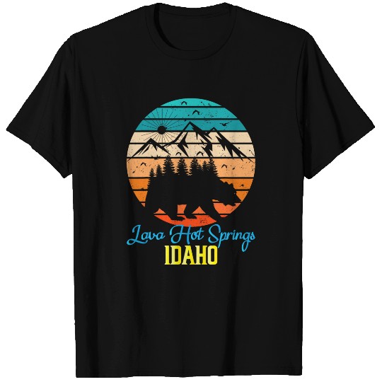 Idaho Mountain Family Camping Trip Lava Hot Springs Souvenir T-Shirts