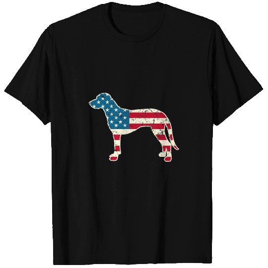 Rhodesian Ridgeback 4th of July Men Women USA American Flag T-Shirts